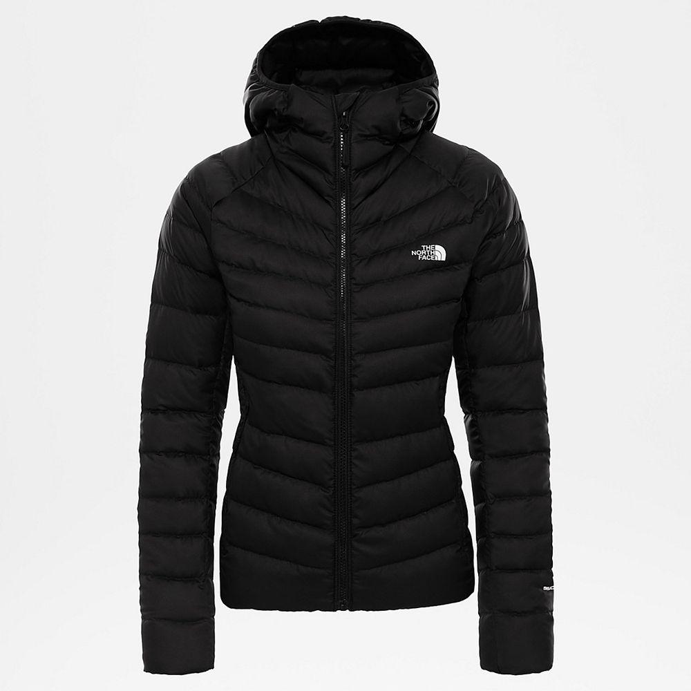 The North Face New Hometown Full-Zip Γυναικεια Φούτερ Hoodie - Μαυρα / Ασπρα (HPUR60571)